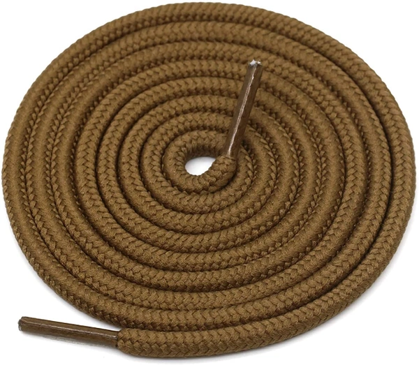 GRAH SANGRAH® 3 Pair (1 Pair Per Single Color) Shoelaces for Hiking Shoes, Walking Sneakers, Climbing, Work Boot, Running, Casual, Sport Shoes (SL-04-08-10) - 120 cm, Cream_Dark Brown_Light Brown